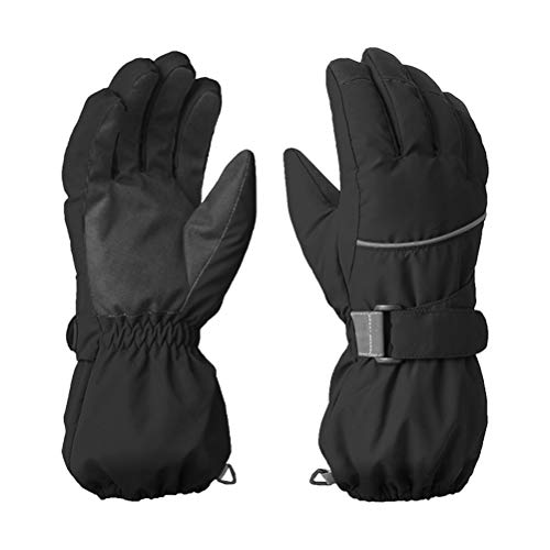 ZARQ Kinder Skihandschuhe, Kinder Winter Warme Skihandschuhe wasserdichte Winddichte Thermo Handschuhe Fahrradhandschuhe Kinder Jungen Mädchen Sporthandschuhe zum Skifahren/Snowboarden/Radfahren Cover