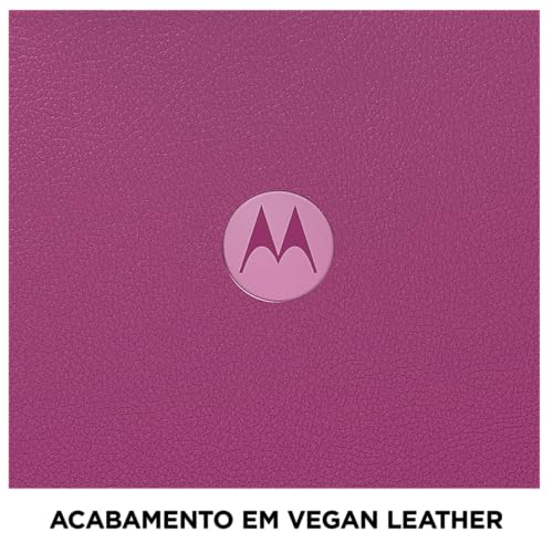 Smartphone Moto G55 5G - 256GB 8GB RAM + 8GB RAM Boost 50MP AI Camera NFC - Rosa Vegan Leather