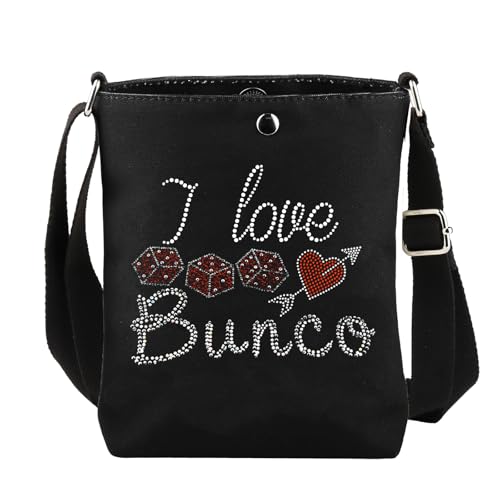 CMNIM B-co Night Game Gifts I Love B-co Crossbody Bag Lucky Night Gamer Babe Messenger B-co Queen Gifts- Game Night Gift