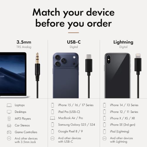 Symphonized Premium Wooden 3.5mm Jack Wired Earbuds with Microphone & Volume Control, Plug in Ear Headphones Wired Earphones with Mic, Corded Ear Buds Wire for Computer, Laptop & Phone with Aux Cord
