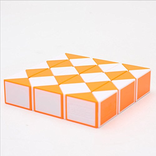 EasyGame - Magia de la Serpiente torcedura del Cubo Rompecabezas (Naranja, 36)