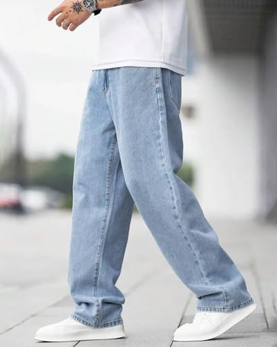 Image of AUSK Men's Regular Straight Fit Casual Jeans || Official Business wear Jeans for Men