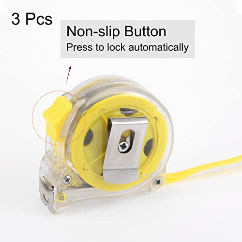 Cinta métrica retractil HARFINGTON 3 m Pack 3 piezas miniatura 3