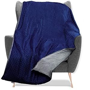 Quility Weighted Blanket for Adults – 20 LB Queen Size Heavy Blanket for Cooling & Heating – 100% Cotton Big Blanket w…