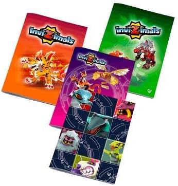 INVIZIMALS Notebook 80 Sheets Grid