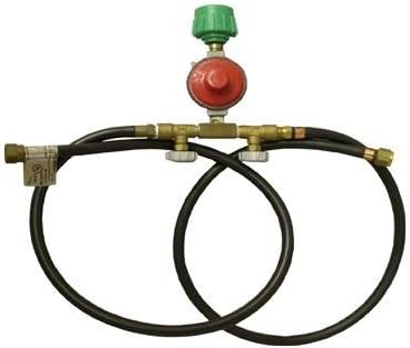 King Kooker06502 Double Hose & Regulator Assembly, One Size, Multi