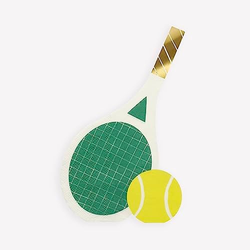 Meri Meri Tennis Napkins (Pack of 16), Sports Party