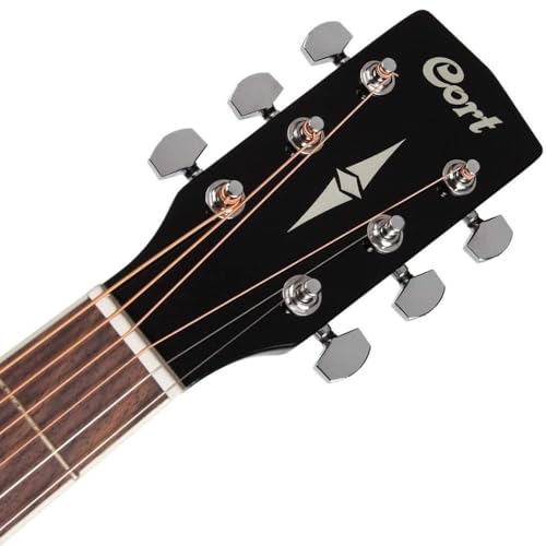 Image of Cort AD880CE Cutaway Electro Acoustic Guitar with Gig-Bag, Polishing Cloth, Strap, Picks & E-Book - Black