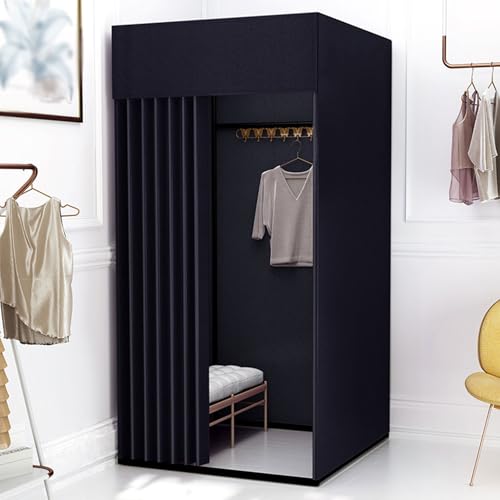 Cabine d'essayage mobile et portable au sol pour magasin - 3