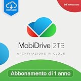 MobiDrive | Spazio Personale su Cloud da 2T | Archivia, Sincronizza, Proteggi e Condividi i tuoi File | Personal 2TB | 1 Dispositivo | 1 Utente | 12 Mesi | Codice d'attivazione per PC via email