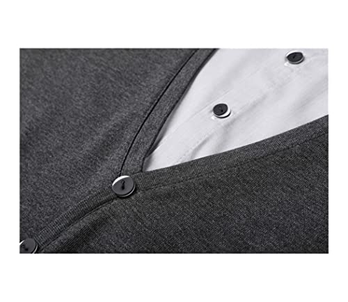 Pull deux parties homme gris ajusté pour éviter les plis du col - 4