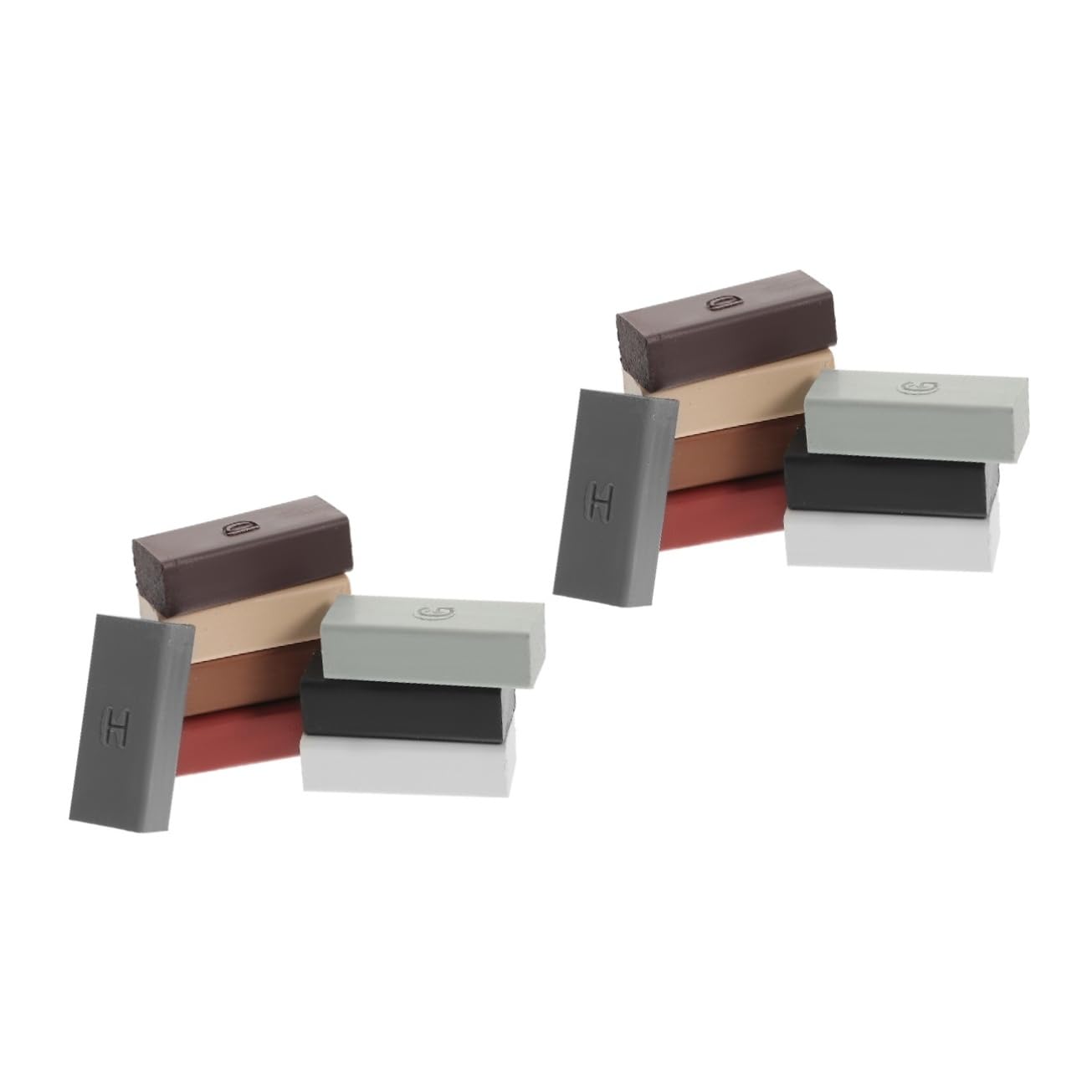 minkissy 2sets Ceramic Tile Repair Kit Wax for Scratch and Chip Fixing Hole Filler for Porcelain and Floors Easy Application Heat Tool