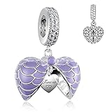 colgantes corazon san valentin 💗 Compatibilidad 💗 NINAQUEEN abalorios charms se adapta a la pulsera o collar Pandora. Compatible con pulseras europeas de Biagi, Troll y Chamilia.