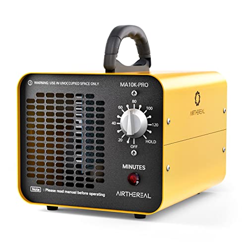 Airthereal MA10K-PRO Ozone Generator, 3500 Sq Ft, Yellow | 120-min Timer, Home…