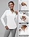 Ramunro Women's 1/4 Zip Shirts with Zip Pockets UPF 50+ Sun Protection Pullover Long Sleeve Quick Dry Swim Shirt White XL