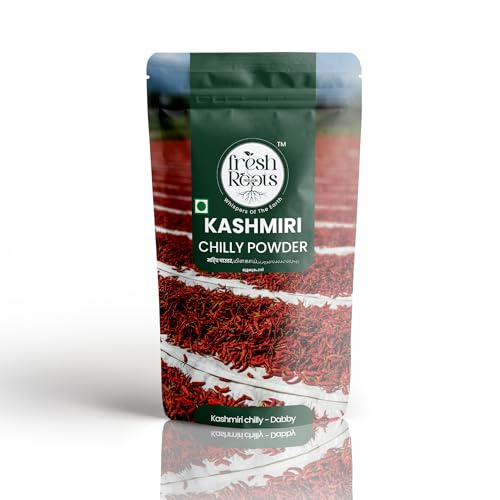 Image of Fresh Roots Naturals Byadgi Red Chilli Powder 250g | 8300 SHU | Lab Tested | single origin Byadgi Dabbi Karnataka | deep red | NABL tested | aflatoxin not detected | mild heat | no sudan dye | lal mirch