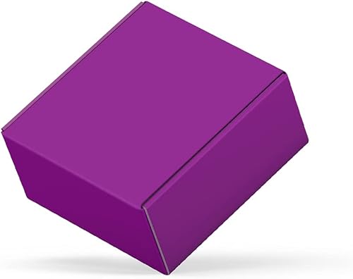 Vista 33 de Paquete de 25 cajas de envío de 4 x 4 x 2 pulgadas, cajas de regalo de San Valentín para el día de la madre, cajas de cartón corrugado, cajas de Rojo