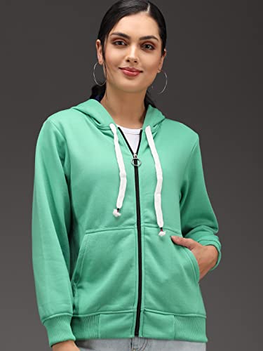 Image of eKools� Women's Fleece Winters Hoodie Sweatshirt Zipper with Pockets (Flee1 Series)