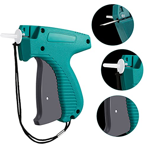 Image of Honoson 2006 Pcs Clothing Price Tags with Gun Set, Including 1 Garment Price Tag Attacher with 5 Steel Needles 500 Clothing Label and 1500 Plastic Fasteners Barbs(Novel Style)