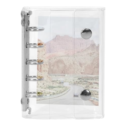 Dtaigou Libro De Almacenamiento De Pegatinas, Cuaderno Para Coleccionar Pegatinas Infantiles, Cuaderno Transparente Estético Para Scrapbooking Decoración Escuela Viajes Aula