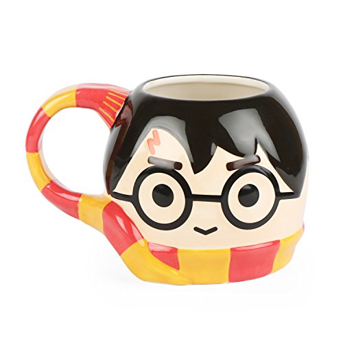 FAB Starpoint Harry Potter Mug Limited Edition Sculpted Face Ceramic Coffee Mug, 20 oz.