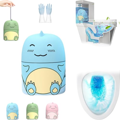 Magic Toilet Cleaning Bottle, 2025 New Toilet Tank Cleaner, Long-Lasting, No-Touch Rope Design, Ocean, Jasmine & Peach Scents, 3 meses de uso (1, Bule)