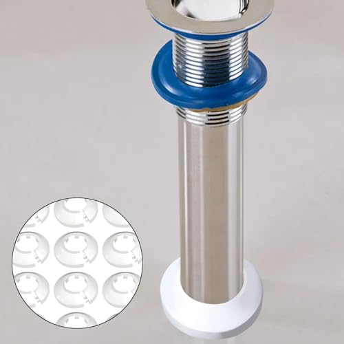 DALAETUS 20 Stück Rohrabdeckung Kit, Heizungsrohr Rosette, Heizkörperrosette, Rohrmanschetten, Abdeckrosetten (Weiß)