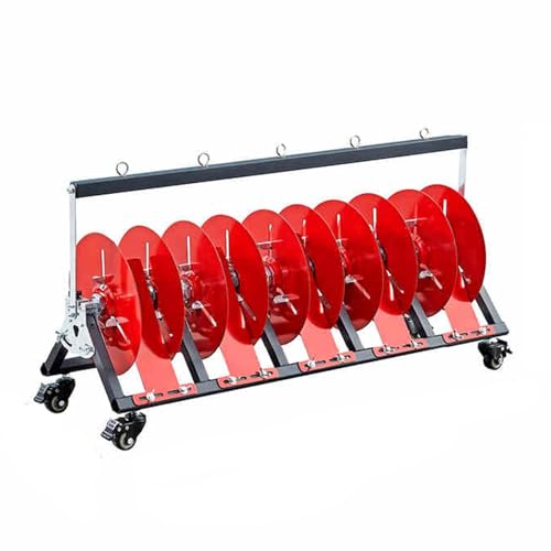 Estante De Carrete De Alambre,estante De Carrete De Alta Resistencia,dispensador Carrete Plegable Con Poleas,estante De Almacenamiento Exhibición Para Almacenamiento De Alambre E Industria Eléctrica(2