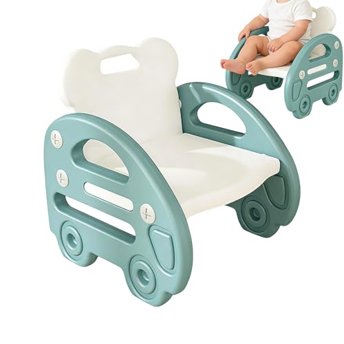 Chaise Enfant | Siège robuste avec | Siège pour avec motifs cartoon pour garçons | Pour crèche, maternelle, chambre, salle de jeux, jardin, camping, repas,...