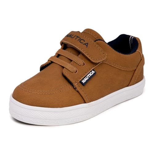 Image of Nautica Kids Adjustable Strap Shoes | Comfortable Casual Sneakers for Boys and Girls, Toddlers & Little Kids