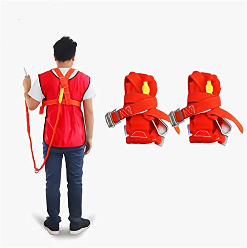 GDSCSKKS Multi-Direction Tug-of-war Rope Set, Team Outdoor Expansion Supplies, Strength Competition, Including Harness, Backpack, Tug-of-war Rope (Size : 2 People)