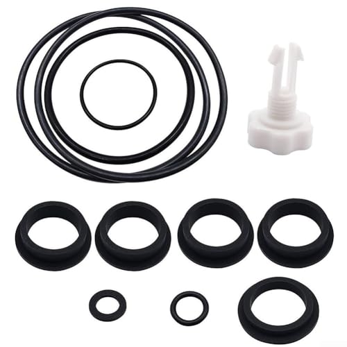 Sand Filter Pump Replacement Parts Set - O-Ring Kit with Air Release Valve for Pool Equipment Maintenance - Compatible with Various Models - Easy Installation - 25013