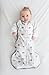 Amazing Baby Cotton Sleeping Sack, Wearable Blanket with 2-way Zipper, Sterling Tiny Elephants, Large (12-18mo)