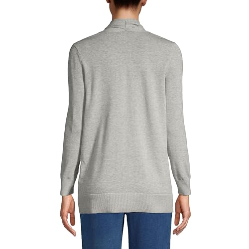 Image of Lands' End Women's Long Sleeve Open Long Cardigan Sweater
