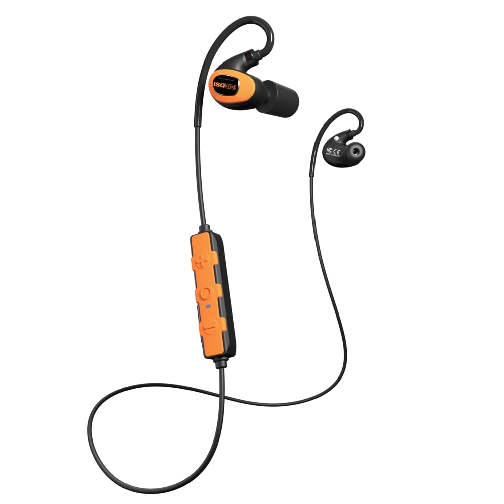 ISOtunes Pro 3.0 Bouchons Anti Bruit Bluetooth EN352 36 DB SNR | Protection auditive EN352 avec audio haute fidélité : 36 dB SNR, 20 h d'autonomie, IP67 eau et poussière