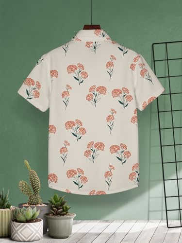 Image of HELLCAT White, Dark Blue Trendy Regular Fit Printed Causal Shirt for Boys - Pack of 2
