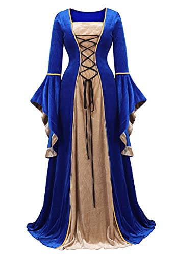 Parlsdy Renaissance Velvet Irish Dress