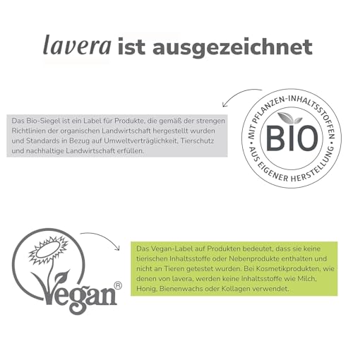 Lavera Deo Roll-on NATURAL & REFRESH 48 h - vegan - Naturkosmetik - Bio-Limette & Natürliche Mineralien - ohne Aluminium - Zuverlässiger Schutz für ein frisches Hautgefühl - 48 Stunden Schutz - 50 ml