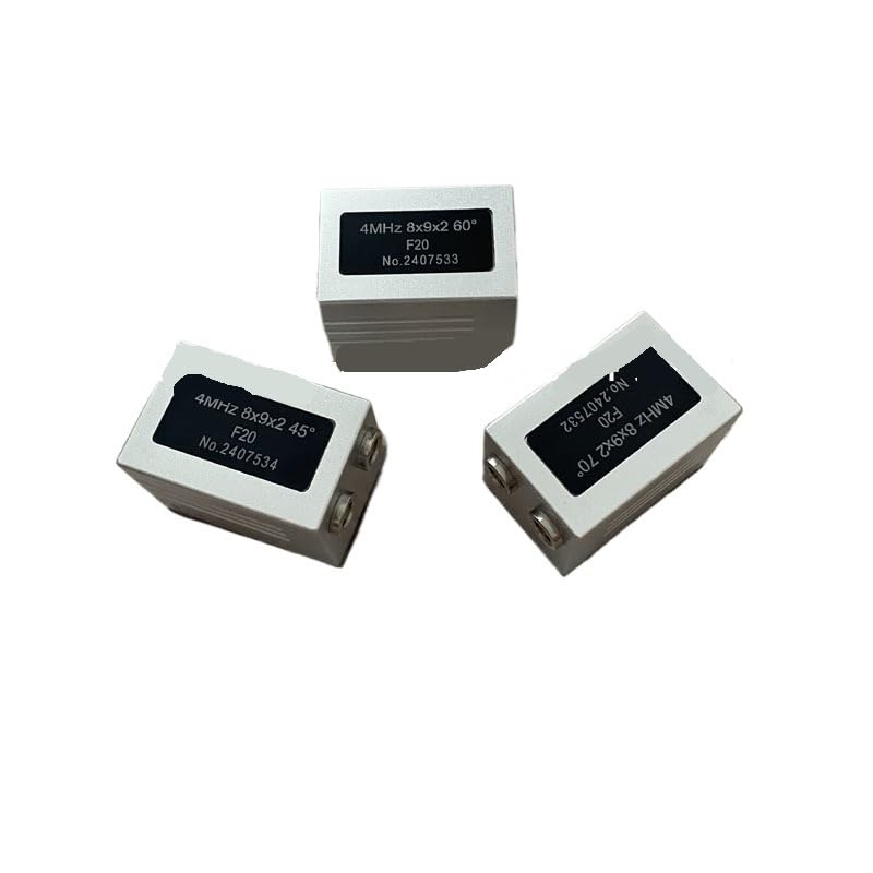 F20 4Mhz Dual Angle Probe Transducer for 8x9 5x10 SE NDT Longitudinal Wave(F20 4Mhz 8x9 60)