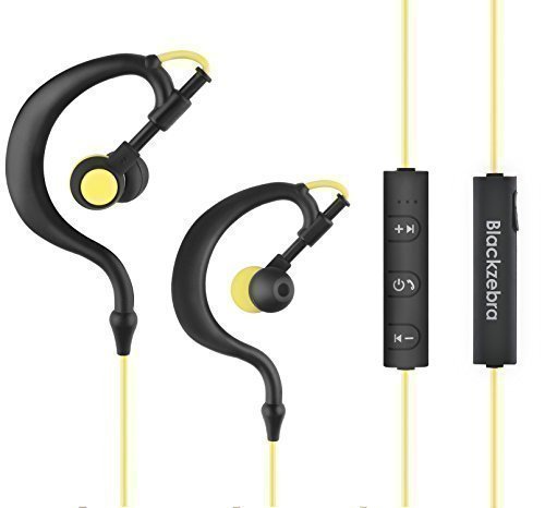 Bluetooth Earphones V4.1, Blackzebra Wireless Stereo Sports Headphones for Running Gym Exercise Sweatproof Headsets for iPhone iPad Android Smartphones (HP-S1S Upgrade)