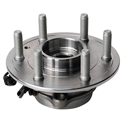 Image of TRQ Front Wheel Bearing and Hub Assembly Set 2 Piece for Models with 22 INCH Factory Wheels ONLY Compatible with 19-24 Ram 1500