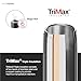 EcoVessel Travel French Press, Portable Coffee Maker, Stainless Steel Insulated Coffee Press, Reusable Single Serve Bottle for On-The-Go Use, 14oz (Black)