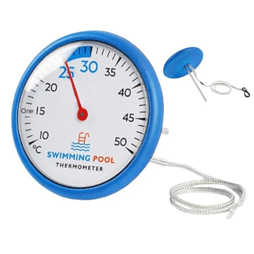 Medidor de temperatura del agua flotante con pantalla grande y diseño impermeable