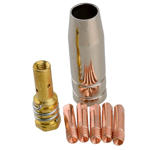 ciciTree Set 030 Short Gas Diffuser Contact Tip Holder Nozzle Compatible for Chicago Electric Harbor Freight MIG Welder