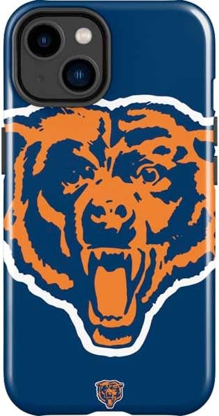 Skinit Impact Phone Case Compatible with iPhone 15 - Officially Licensed NFL Chicago Bears Retro Logo Design