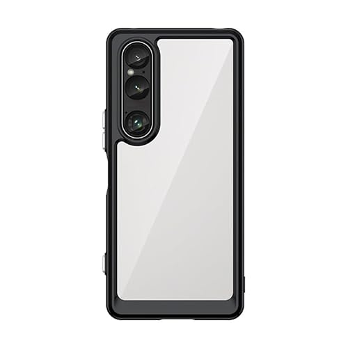 CYBERGARAGEEFor Xperia 10 VII P[X NA ϏՌ Jo[  TPU +AN Vv wʃP[X GNX؃A10 2025f 7 (ubN)