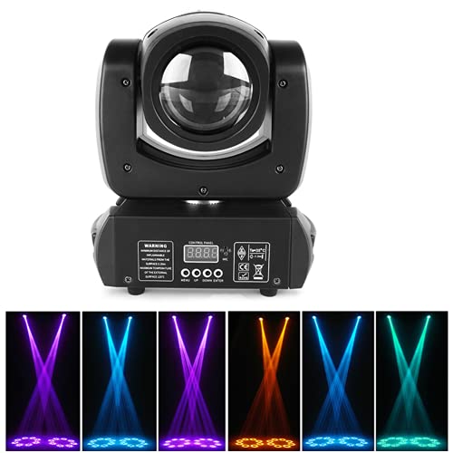8 Prism Moving Head Light,XPCLEOYZ Stage Spotlight, Dance Floor Lights 150W,DJ Lights Sound Activated,DMX Light for Facade,Wedding,Light Show,DJ Lights,Bar, Disco Prom,Club,DJ Equipment …