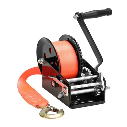 Winche manual para remolque de bote resistente