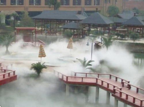 Miniatura 2 de Beacon Pet Alta calidad 220 V 10 cabeza ultrasónico niebla fabricante nebulizador refrigerado por aire con transformador impermeable