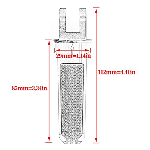 Repose-Pieds CNC Avant en Aluminium Taillé Masse pour Série S1000 R